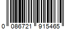 Barcode 0086721915465