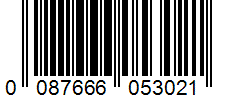 Barcode 0087666053021