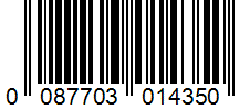 Barcode 0087703014350