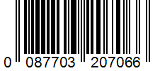 Barcode 0087703207066