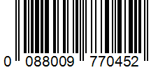 Barcode 0088009770452