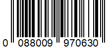 Barcode 0088009970630
