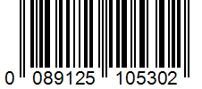 Barcode 0089125105302