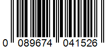 Barcode 0089674041526