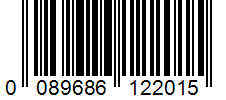 Barcode 0089686122015