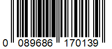 Barcode 0089686170139
