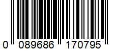 Barcode 0089686170795
