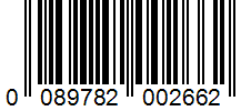 Barcode 0089782002662