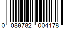 Barcode 0089782004178