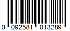 Barcode 0092581013289