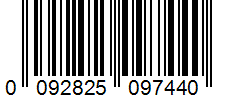 Barcode 0092825097440