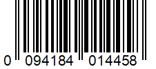 Barcode 0094184014458
