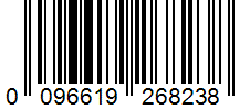Barcode 0096619268238