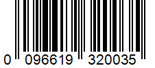 Barcode 0096619320035