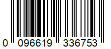 Barcode 0096619336753