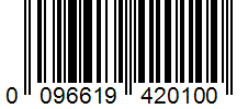 Barcode 0096619420100