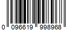 Barcode 0096619998968