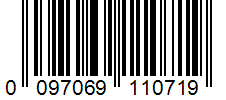Barcode 0097069110719