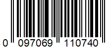 Barcode 0097069110740