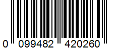 Barcode 0099482420260
