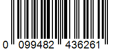 Barcode 0099482436261