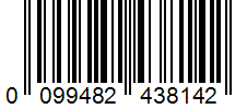 Barcode 0099482438142