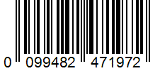 Barcode 0099482471972