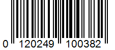 Barcode 0120249100382