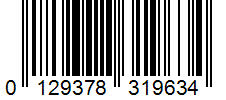 Barcode 0129378319634