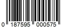 Barcode 0187595000575
