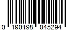 Barcode 0190198045294