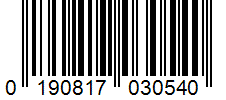 Barcode 0190817030540