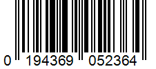 Barcode 0194369052364