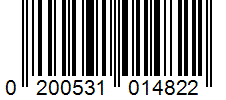 Barcode 0200531014822