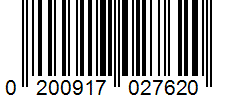 Barcode 0200917027620