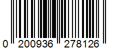EAN 020093627812