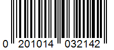 Barcode 0201014032142