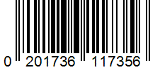Barcode 0201736117356