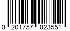 Barcode 0201757023551