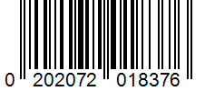 Barcode 0202072018376