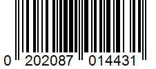 Barcode 0202087014431
