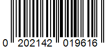 Barcode 0202142019616