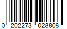 Barcode 0202273028808
