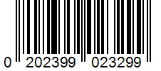 Barcode 0202399023299