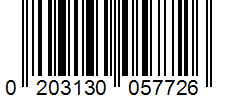 Barcode 0203130057726