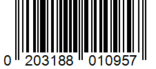 Barcode 0203188010957