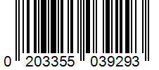 Barcode 0203355039293