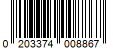 Barcode 0203374008867
