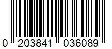 Barcode 0203841036089