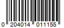 Barcode 0204014011155